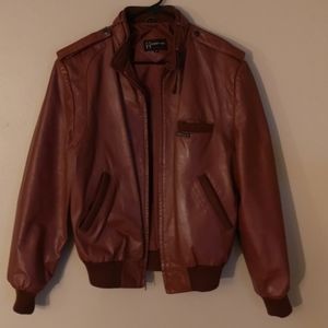 Vintage 80s Members Only Geniune Leather Jacket